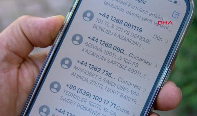 Yasadışı bahis sitelerinden gelen SMS'lerde 'pusu' tehlikesi
