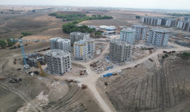 Adana’da yapılan TOKİ konutları hızla yükseliyor