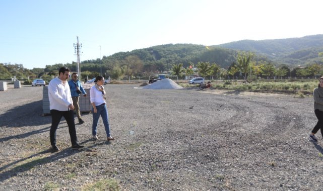 Ağaçlandırılan Pamucak Rekreasyon alanı yürüyüş yoluna kavuşuyor