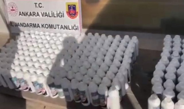 Ankara'da 'sahte deterjan' operasyonu: 352 ton asit, 38 ton sahte deterjan ele geçirildi
