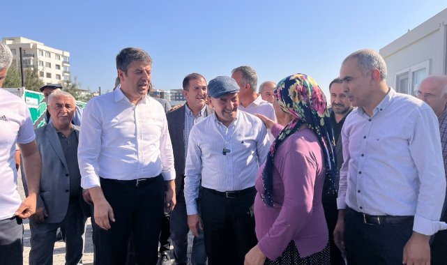 Başkan Tunç Soyer deprem bölgesi Adıyaman'da