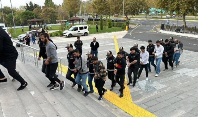 Bulutlar Çetesi'ne operasyonda, şüphelilerden 12'si adliyede