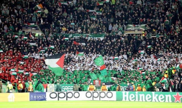Celtic taraftarından, Filistin’e destek