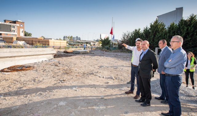 Çiğli trafiğini rahatlatacak köprüde sona doğru