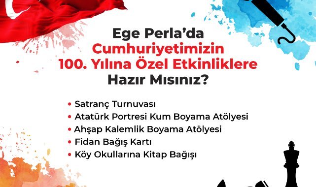 Ege Perla'da 100. yıl kutlamaları