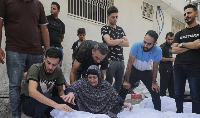 Gazze'de can kaybı bin 55'e yükseldi