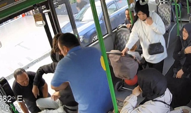 Halk otobüsü sürücüsü, fenalaşan yolcuyu hastaneye yetiştirdi