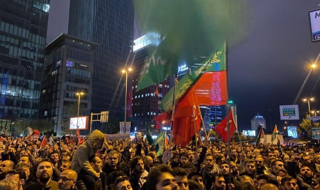 İsrail Başkonsolosluğu önünde protesto