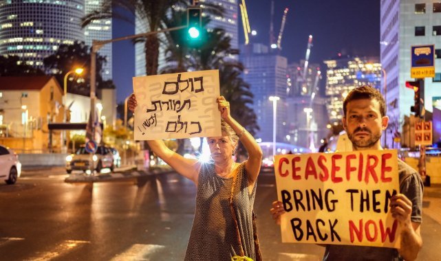 İsrail’de Netanyahu karşıtlarından ''yakınlarımızı geri getirin'' protestosu
