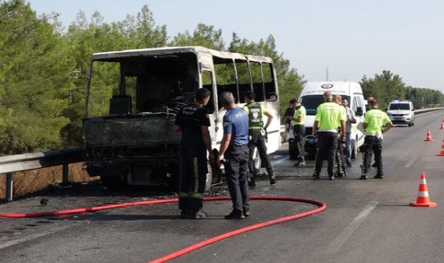 Karavana çevirdiği midibüste çıkan yangında öldü