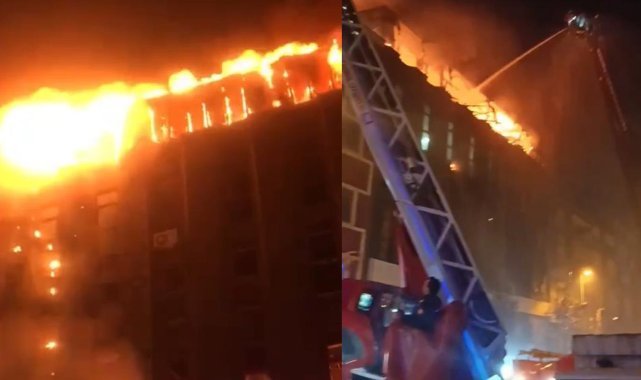 Küçükçekmece’de korkutan yangın