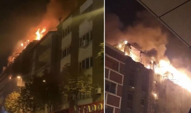 Küçükçekmece’de tekstil atölyesinde çıkan yangın söndürüldü