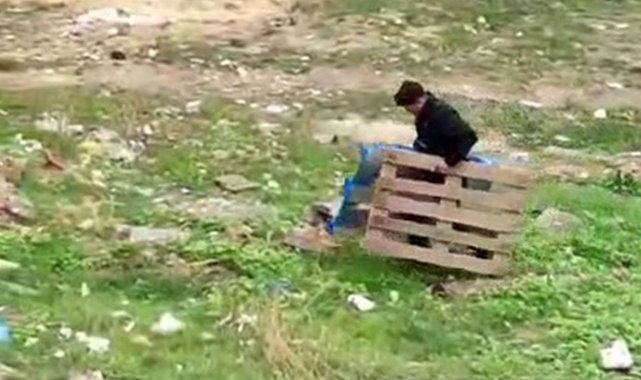 Palet hırsızları durmak bilmiyor,