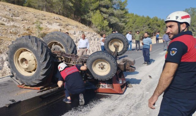 Şanlıurfa'da devrilen traktörün sürücüsü öldü