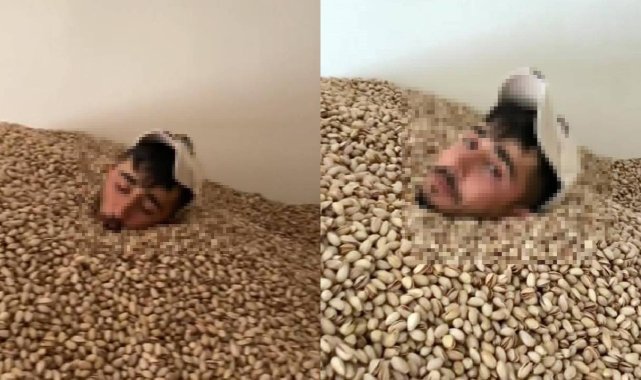 Tepki çeken görüntüler sonrası 2 ton fıstığa el konuldu