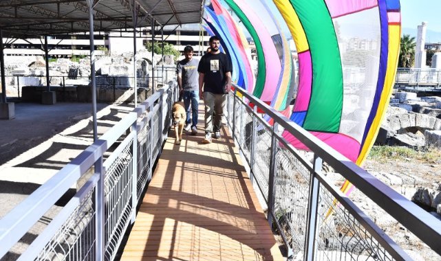 Turistler, Agora Ören Yeri’ndeki tarihe yakından tanıklık edecek
