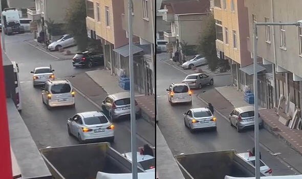 Ümraniye'de düğün konvoyunda havaya ateş açtı