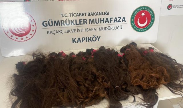 Van'da 1,3 milyon TL değerinde kaçak insan saçı ele geçirildi
