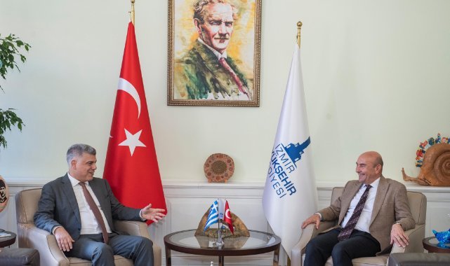 Yunanistan’ın İzmir Başkonsolosu Alexandros Kostas, Başkan Soyer’i ziyaret etti