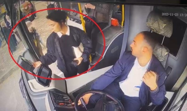3 kadın yankesici, otobüse binen kadının cüzdanını böyle çaldı, kıskıvrak yakalandı