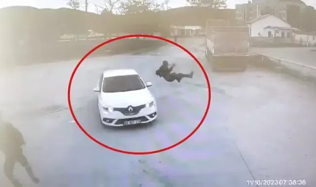 Ağabeyini öldüren kişinin ağabeyine otomobille çarpıp, yaraladı