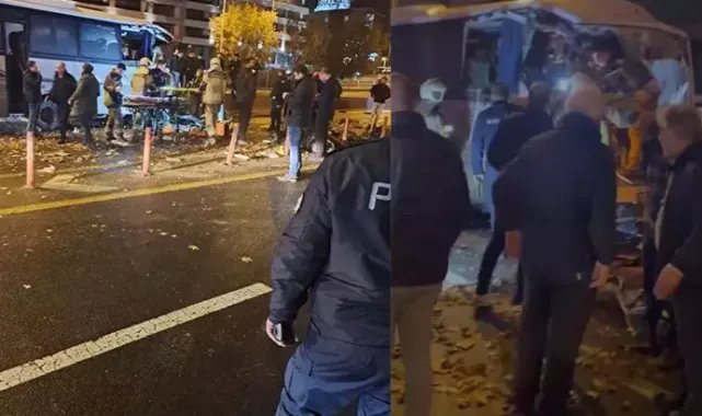 Alkollü sürücünün otomobili kaza sonrası kalabalığın arasına daldı
