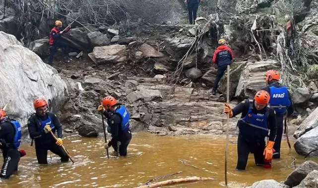 Aydın'da 3 kişinin öldüğü selde kayıp çiftçiyi arama çalışmalarında 3'üncü gün