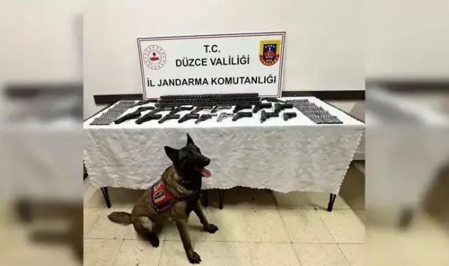 Baba ve oğlu kaçak silah üretirken yakalandı