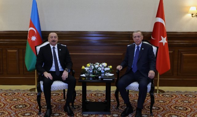 Cumhurbaşkanı Erdoğan, Aliyev ile görüştü