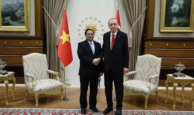 Cumhurbaşkanı Erdoğan, Vietnam Başbakanı Chinh ile görüştü