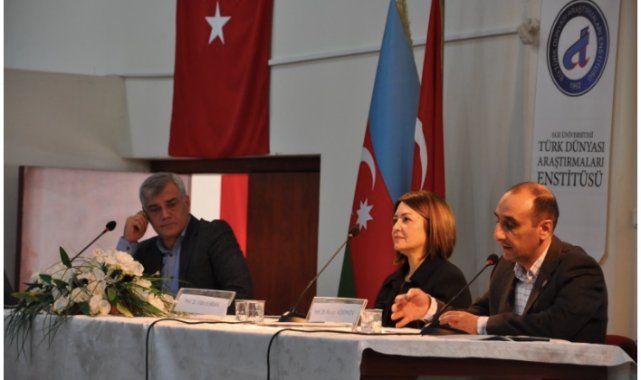 Ege’de “Azerbaycan’ın Karabağ Bölgesindeki Tarihi Alban Yapıları” paneli düzenlendi
