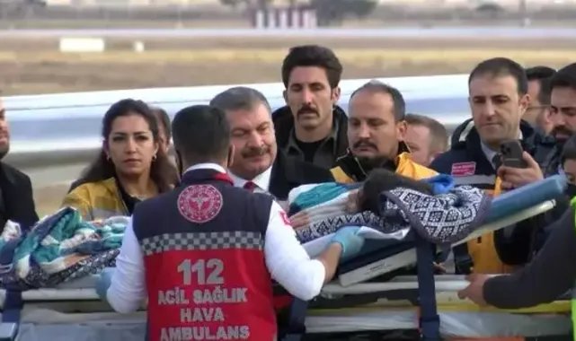 Filistinli 3 çocuk, tedavi için Ankara'ya getirildi