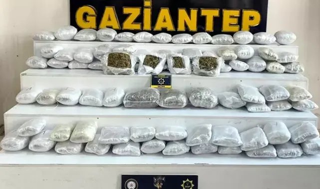 Gaziantep'te 41 kilo uyuşturucuya 1 tutuklama