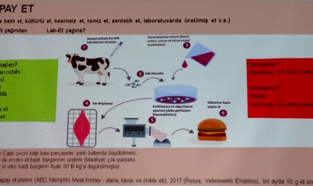 Gelecekte beslenmede yapay ve yalancı et, böcek, mantar, yosun ve bitki bazlı sütler kullanılacak