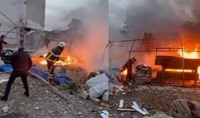 Hatay’da depremzedelerin kurduğu 5 çadır yangında kül oldu