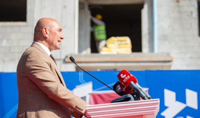 İzmir’in Türkiye’ye örnek uygulaması Halk Konut projesi hızla ilerliyor