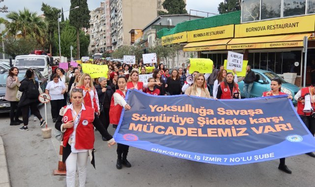 Kadınlar Bornova’dan ses yükseltti