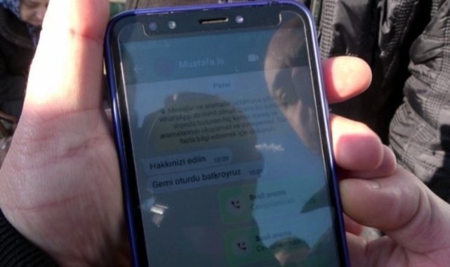 Kayıp mürettebatın son mesajı ’’Hakkınızı helal edin, batıyoruz’’ oldu