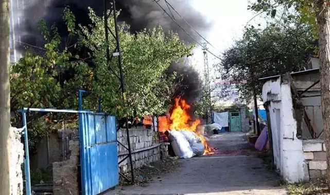 Kayseri'de müstakil evde yangın