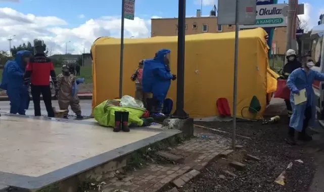 Kimyasal sızıntıdan etkilenen 14 kargo çalışanı gözlem altında