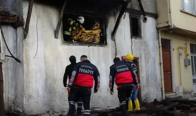 Kütahya'da ev yangını