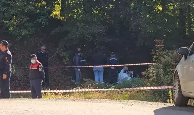 Ormanda yanmış erkek cesedi bulundu