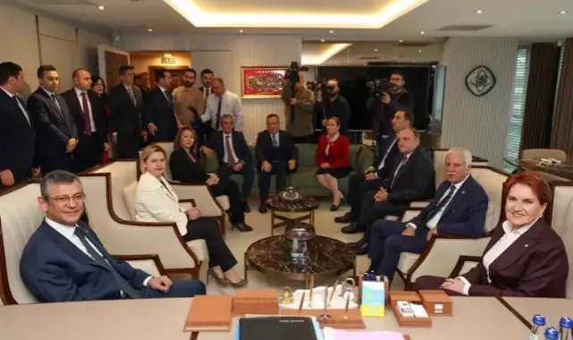 Özgür Özel, Akşener ile bir araya geldi