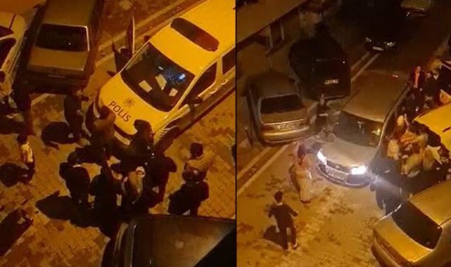 Park yeri için kavga eden komşular sokağı birbirine kattı