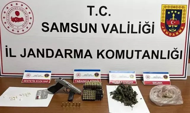 Samsun'da ağabey-kardeşe uyuşturucudan gözaltı