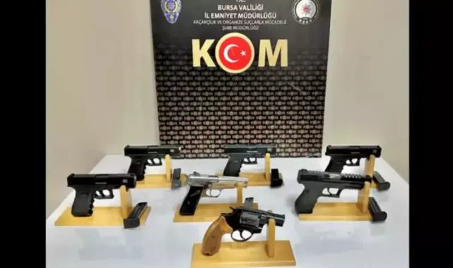 Silah kaçakçılarına yönelik 'Mercek' operasyonu