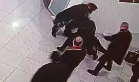 Adliyede avukata saldırının görüntüleri ortaya çıktı