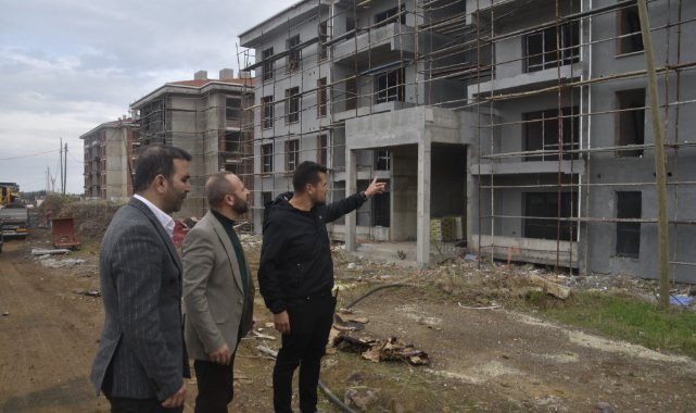 Aliağa'da TOKİ'de çalışmalar yeniden hızlandı
