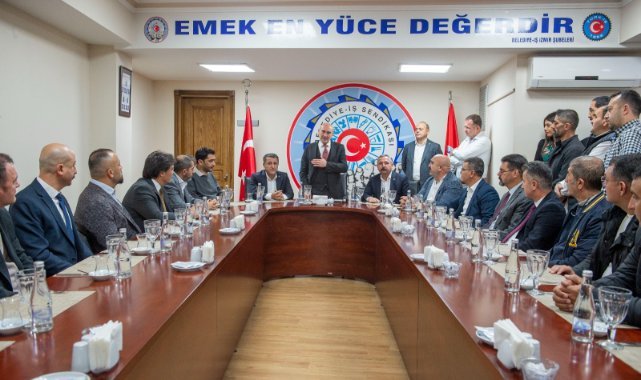 Başkan Soyer  Belediye İş Sendikası üyeleriyle buluştu