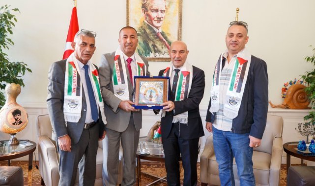 Başkan Soyer’e Filistin Yatta Belediyesi’nden ziyaret